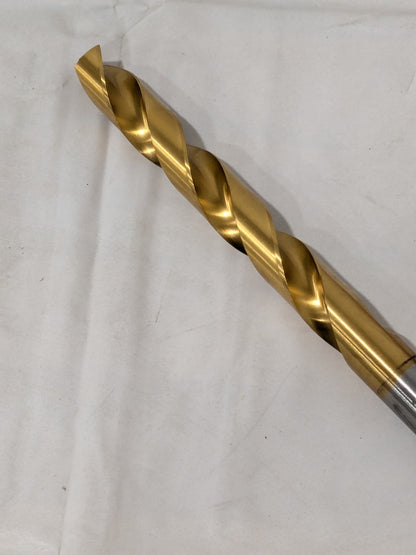 Chicago-Latrobe Jobber Length Drill Bit: 21/32" (0.6563) Dia, 118º, HSS 702