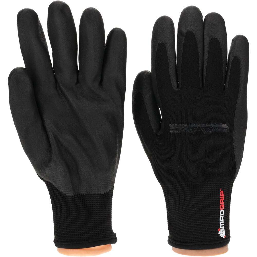 PRO-SAFE Work Gloves: Sz L, Nitrile-Coated Nitrile & Nylon Qty 48 Pairs MSCDMTHL