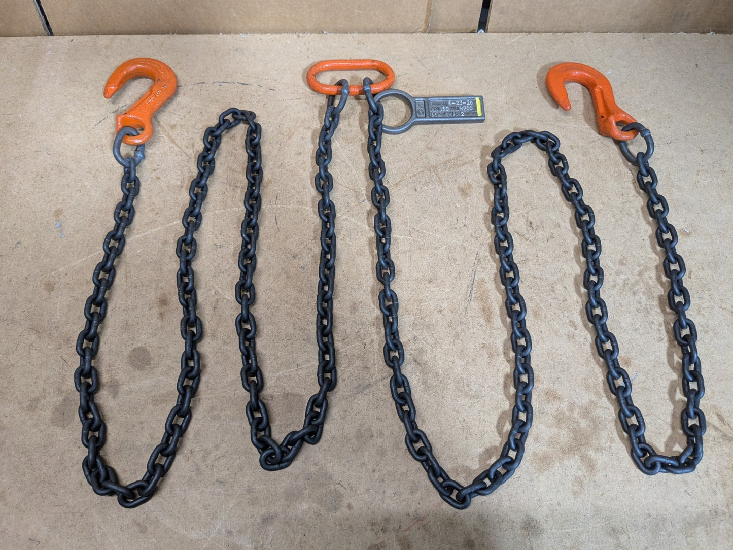 Lift-All Double Leg Chain Sling 6 Ft. x 7/32 In. 2700 / 4700 lb. Capacity