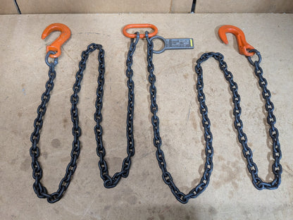 Lift-All Double Leg Chain Sling 6 Ft. x 7/32 In. 2700 / 4700 lb. Capacity