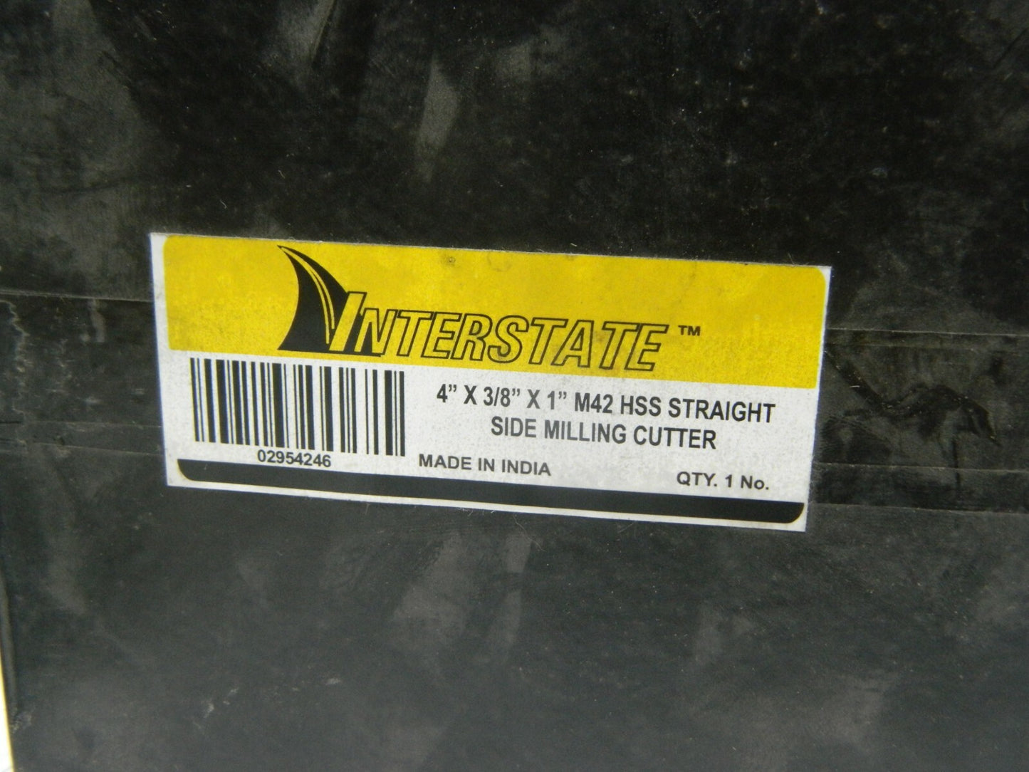 Interstate Straight Tooth Side Milling Cutter 4" x 3/8" x 1" M42