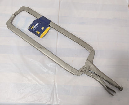 Irwin Locking Plier: Standard Jaw 15-1/2" Jaw Depth, 12-1/2" Jaw Opening 275