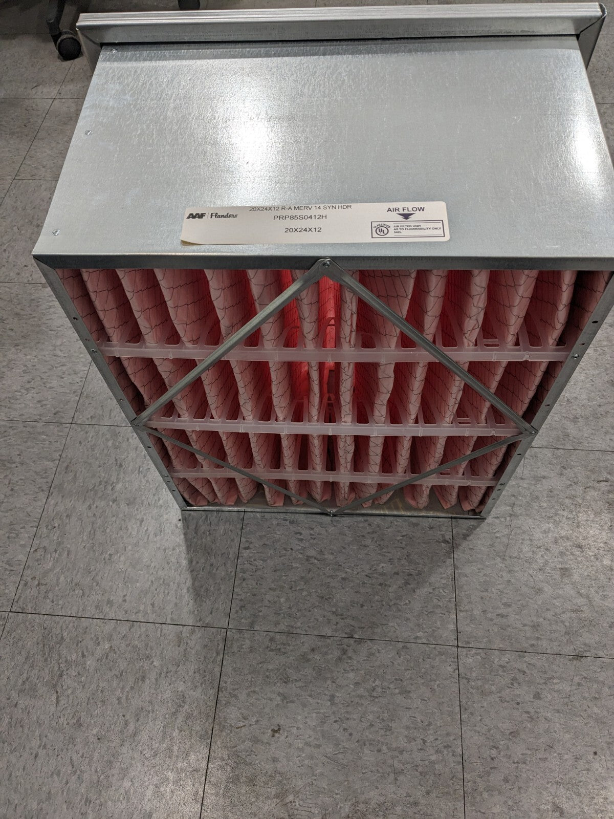 Flanders Rigid-Air Filter- 20'' x 24'' x 12'' -MERV 14 PRP85S0412H
