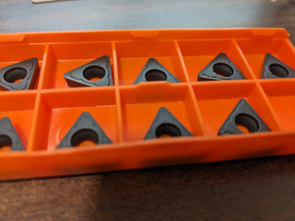 HERTEL Turning Insert 9pk TCMT 32.53LP HC1250T, Solid Carbide 1002415