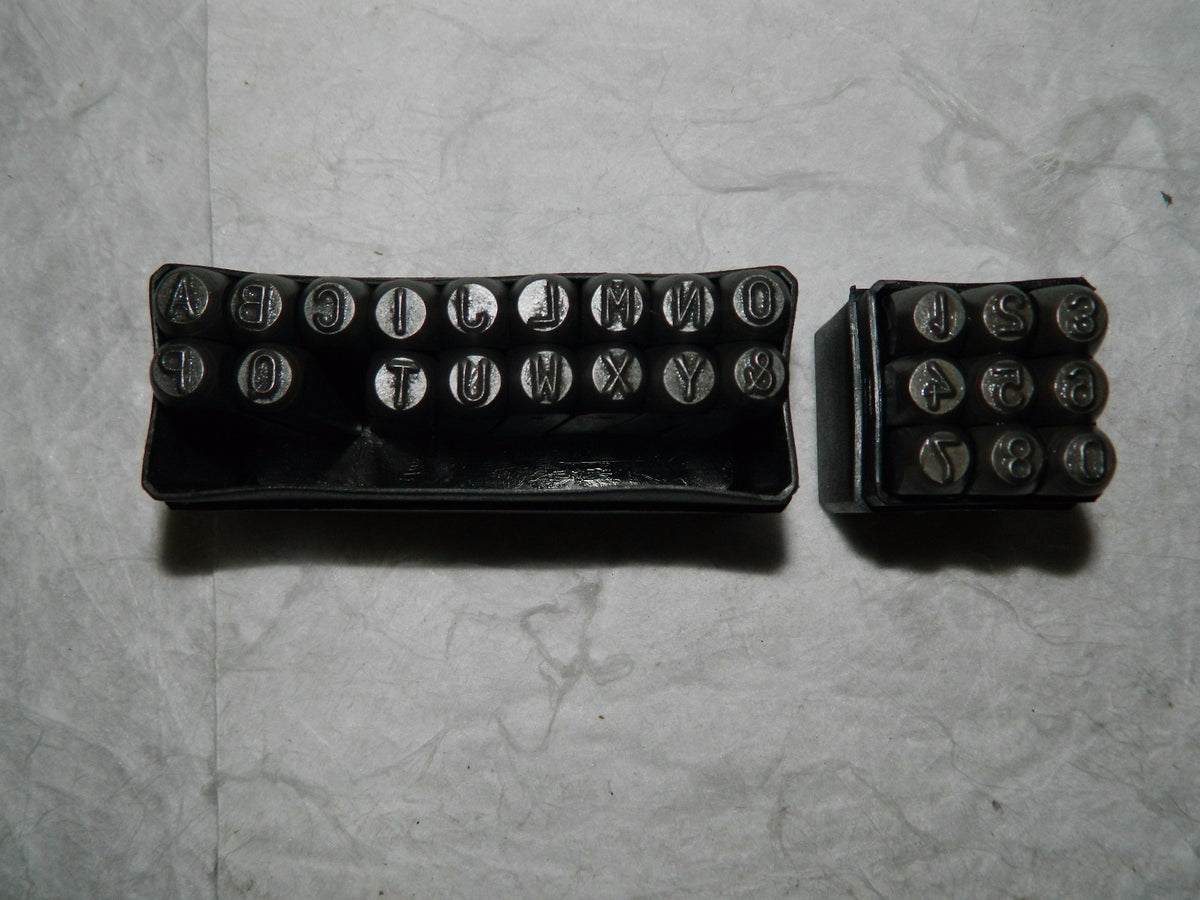 PRO Grade 1/4" Character Steel Stamp Set 00929489 INCOMPLETE