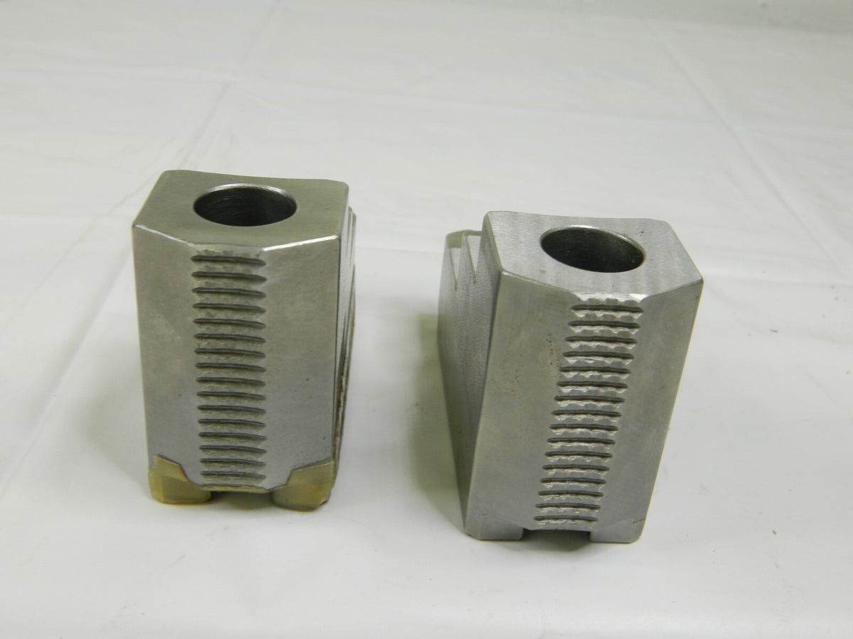 Huron Hard Lathe Chuck Jaw: Top 3.8'' OAL, 2 Step Qty 2 KT8RJ2S
