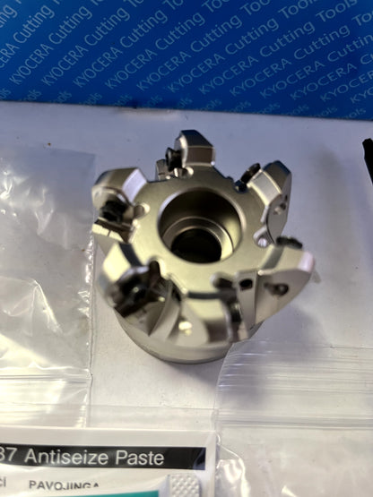 KYOCERA Indexable Copy Face Mill: 2" Max Cut Dia THN06249