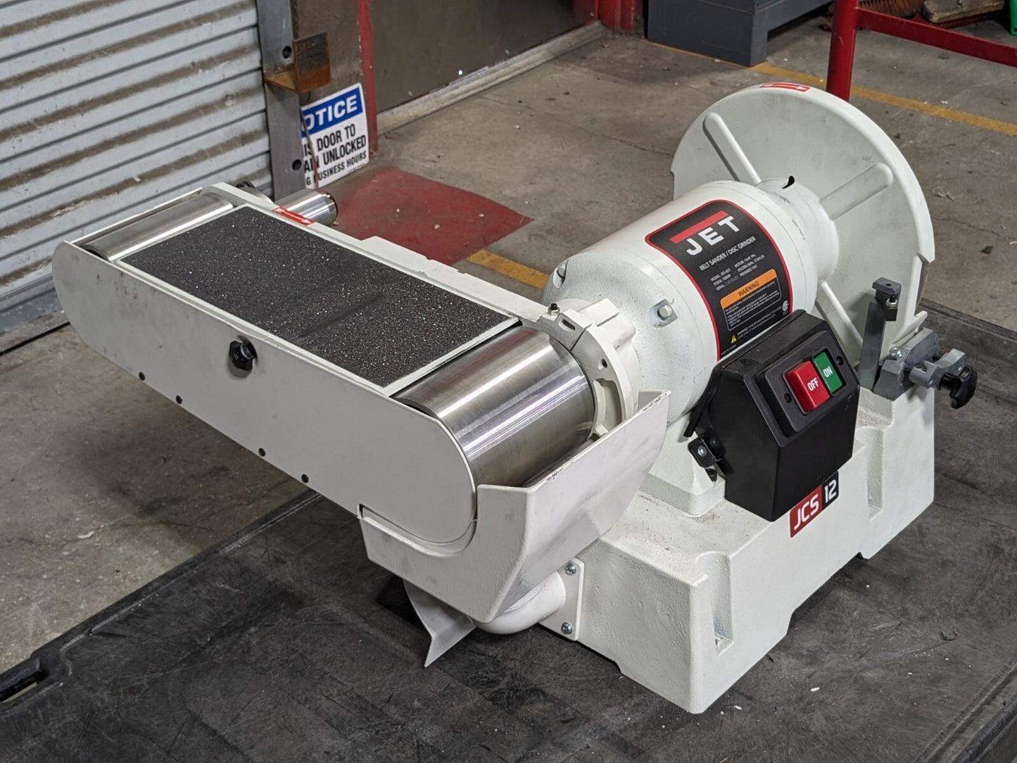 Jet Combination Belt Sander / Disc Grinder w/ Stand 1.5 HP 115v Parts / Repair