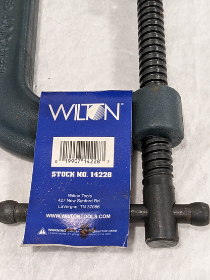 Wilton 3" 400 Series C CLamp 403 Black Oxide Spindle 3500lb Regular Duty 14