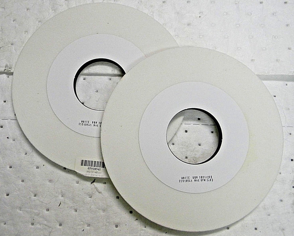 Grier Abrasives Surface Grinding Wheel White 60H Max RPM 2483 Set of 2 05918941