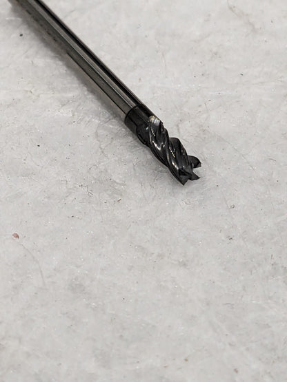 ACCUPRO Corner Chamfer End Mill: 1/8" Dia, 1/4" LOC, 4 FL Qty 3 84328061