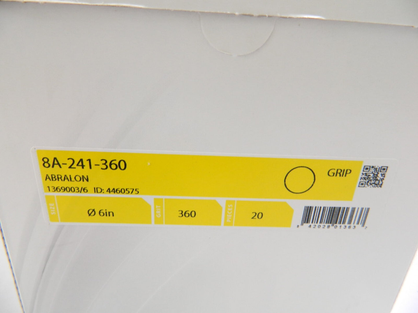 Mirka Abrasives Abralon 6" 360 Grit Silicon Carbide Hook-and-Loop Discs Qty
