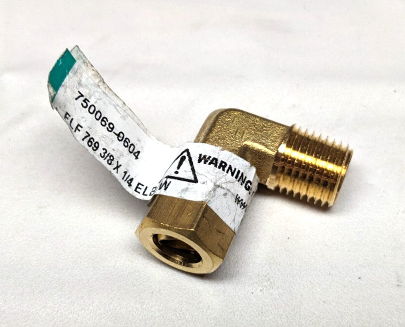 ANDERSON METALS Male Elbow 3/8" x 1/4" Tube MNPT / Comp  *4 PACK*  750069-0604