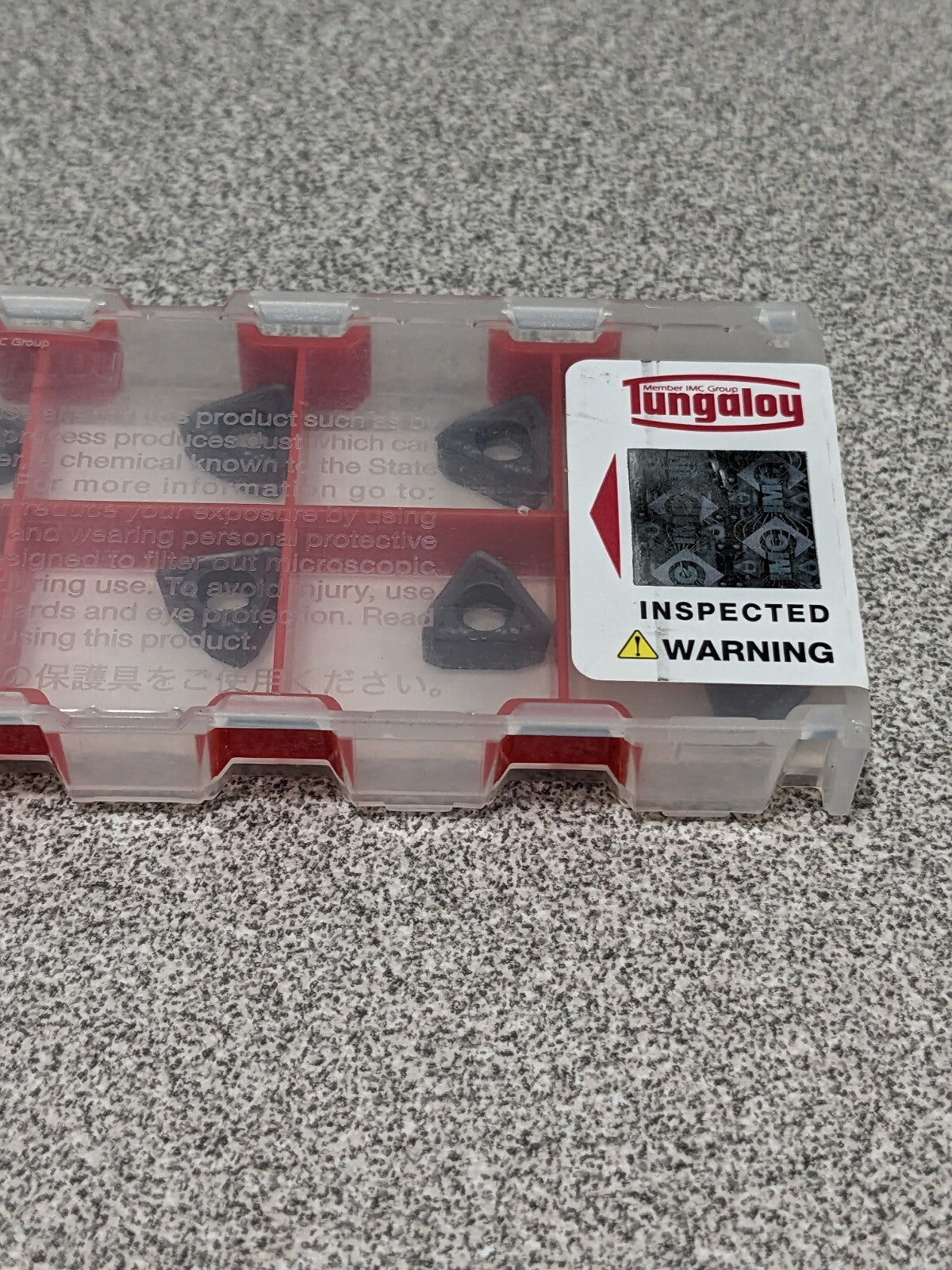 TUNGALOY Indexable Drill Insert: WWMU06DJ AH9030, Solid Carbide