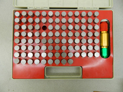 SPI 99 Piece Plug and Pin Gage Set 19-20.98mm Diam 37851664 INCOMPLETE