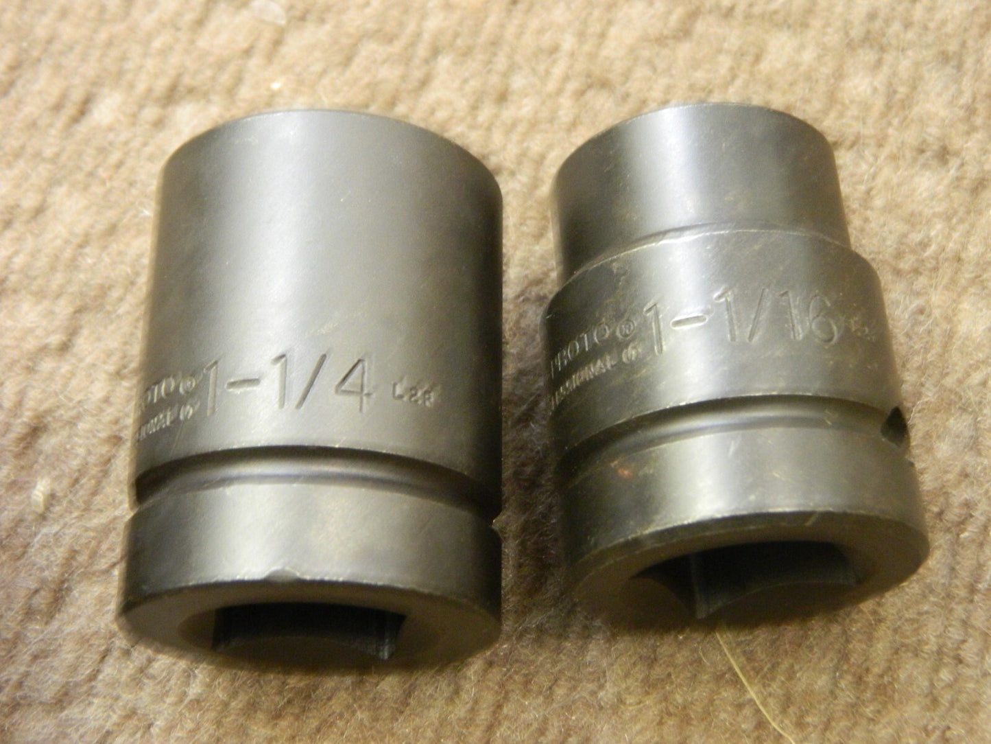 PROTO Deep Impact & Standard Socket Set 7 PC missing 1-3/16 from set