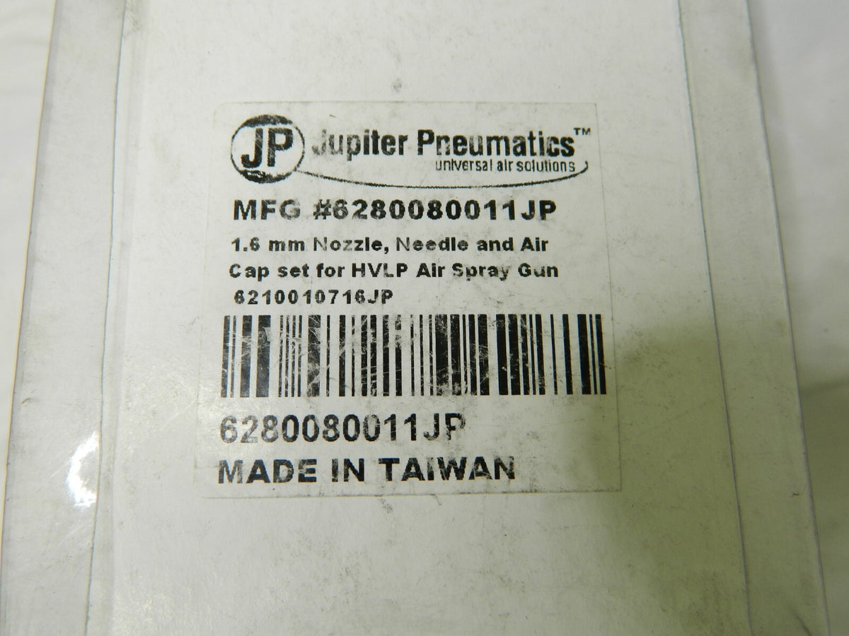 Jupiter Pneumatics Paint Sprayer Nozzle Kit 1.6mm Nozzle Diameter 6280080011JP