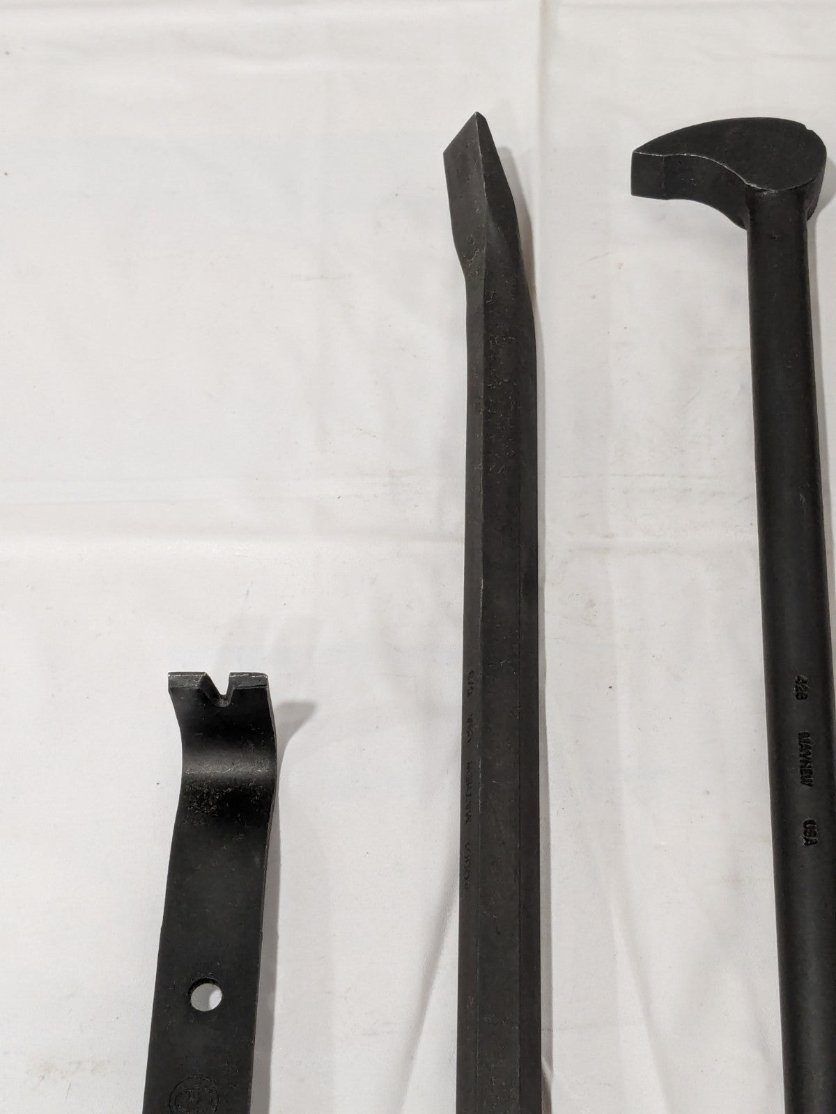 MAYHEW 4 Piece Utility Pry Bar Set, 7-1/2, 16 &amp; 17" Lengths 76295