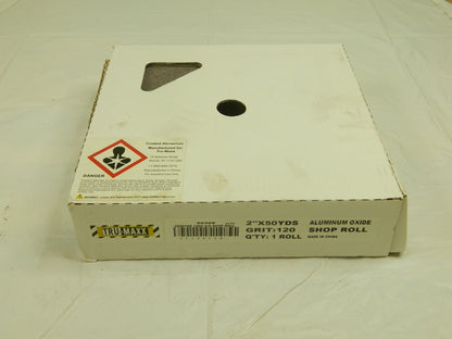 TRU-MAXX 2" x 50 Yd 120 Grit Aluminum Oxide Shop Roll 50306