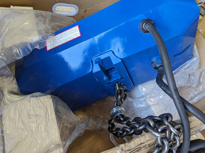 Pro Source Electric Chain Hoist 1 Ton Cap 15 Ft Lift 115/230v 1 Ph DEFECTIVE