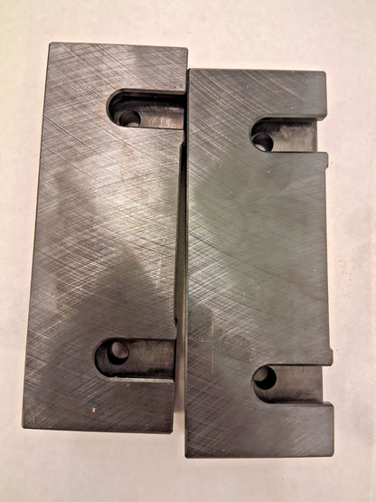 Snap Jaws Vise Jaw 6" W 2-1/4" H 1" T Flat No Step 2Pcs 6MSJ-225