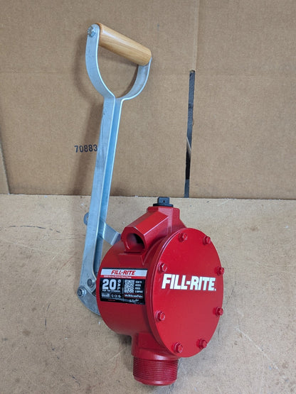Fill Rite Manual Piston Hand Pump w/ 8 Ft. Hose 3/4 In. Outlet FR152