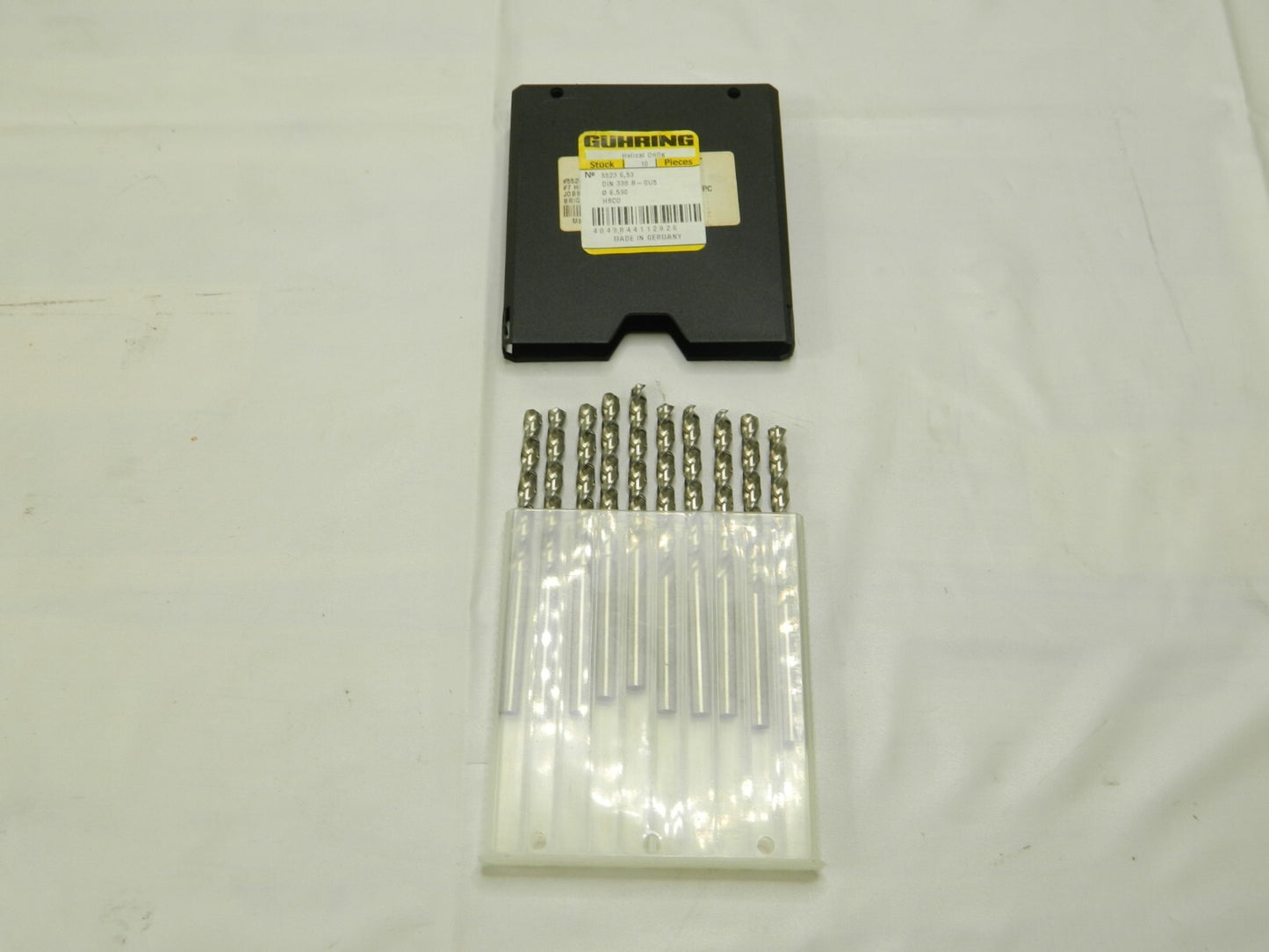 GUHRING Jobber Length Drill Bit 0.257 Dia, 118 °, Cobalt Qty 10 9055230065300