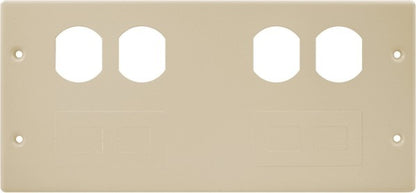 Hubbell 10.22" Long x 4-3/4" High Rectangular Raceway Plate Qty 5 HBL47472BBTTIV