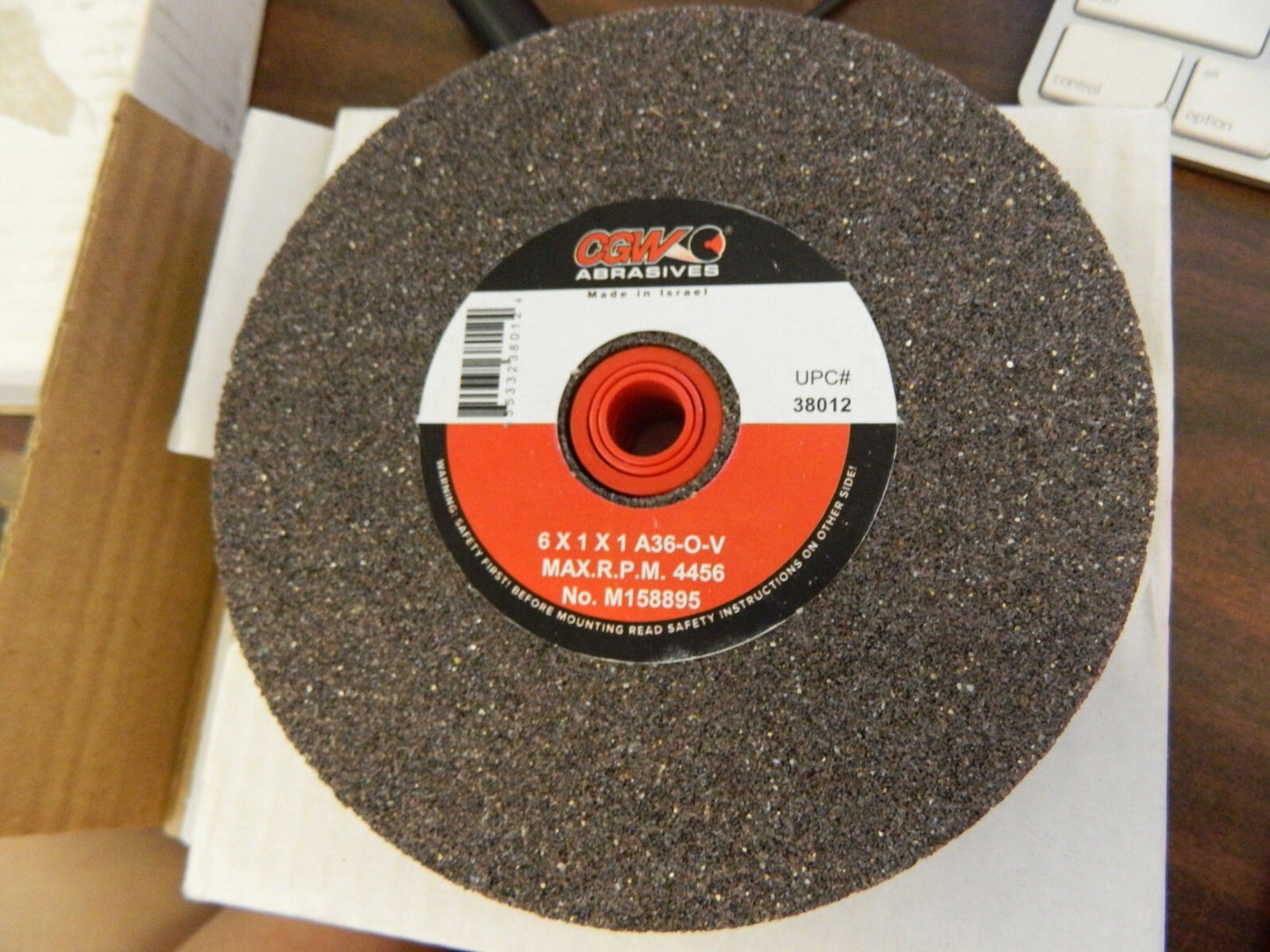 CGW ABRASIVES Bench & Pedestal Grinding Wheel: 6 Dia 38014
