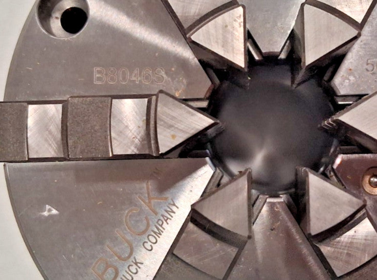 Buck Chuck Company Manual Lathe Chuck 4" 6 Jaw Self-Centering B8046S