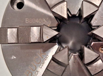 Buck Chuck Company Manual Lathe Chuck 4" 6 Jaw Self-Centering B8046S