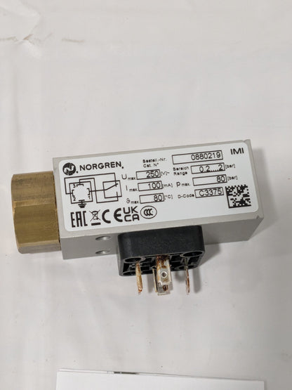 Norgren | Pressure Switch 0.2  2 Bar 0880219
