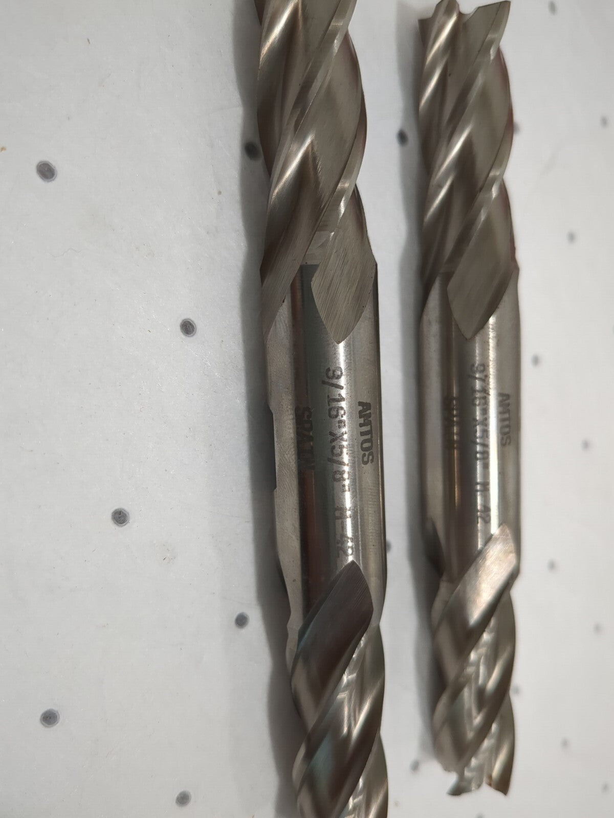 Amtos 2pk double end mill 9/16"X5/8" M-42 4FL 5-427-46