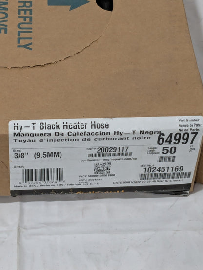 Continental ContiTech 50 Ft. Long x 3/8" Dia, Automotive Heater Hose 20029117