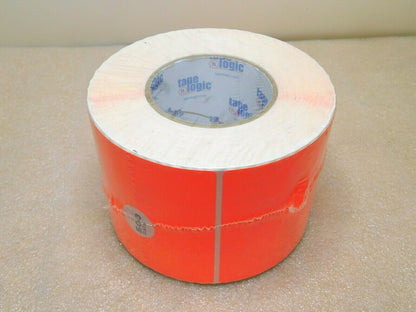 Tape Logic Inventory Rectangle Label Fluorescent Red 6" L x 4" W 500/Roll DL635G