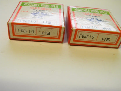DTC 1" HSS Adjustable Round Split Dies, Qty 2  BSF10