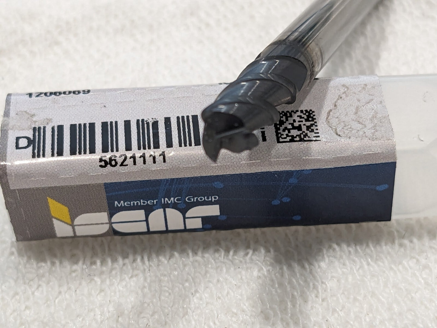 ISCAR Corner Radius End Mill: 6 mm Dia 5621111