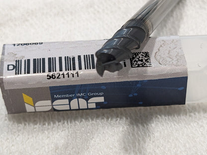 ISCAR Corner Radius End Mill: 6 mm Dia 5621111