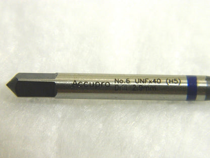 Accupro Spiral Point Taps Blue Band HSSE 2.9mm 6-40 H5 3FL Qty 13 87155917
