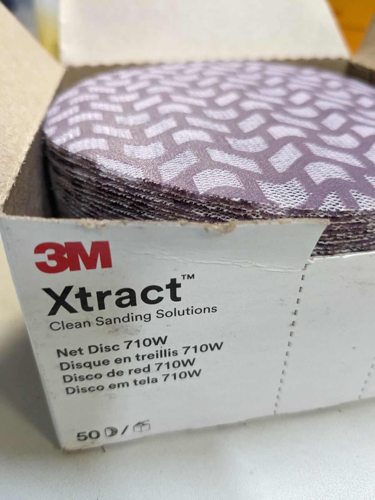 3M 50ct Xtract Cubitron II Net Discs 710W 88476