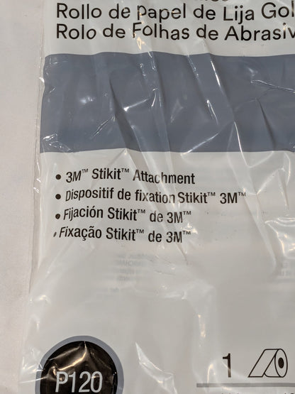 3M Stikit Gold Sheet Roll 236U 02696 4.5"x20 yd P120 7010361692