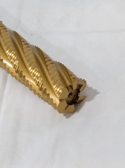 Hertel Roughing End Mill: 1-1/4" Dia, 6 FL, 4" LOC, 6-1/2" OAL 75987537