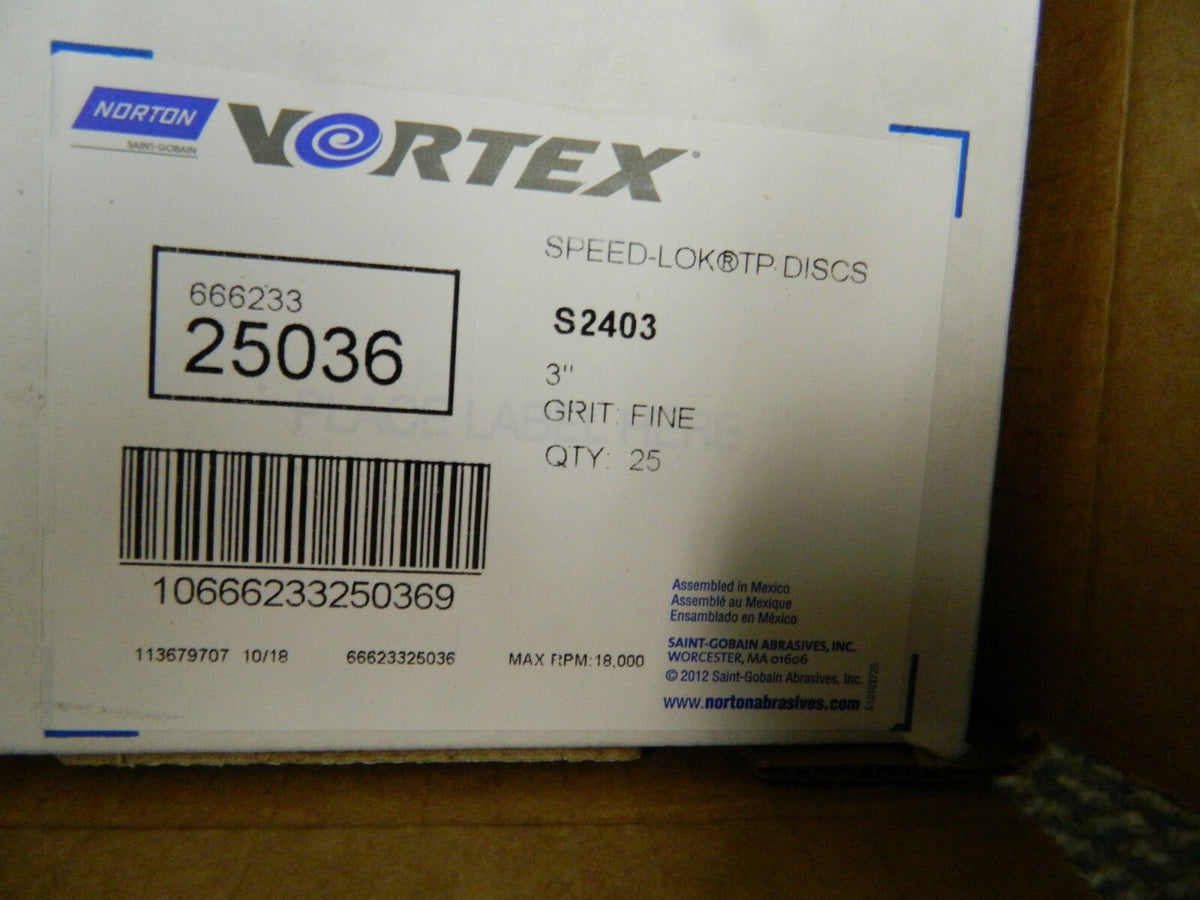 Brite Star 1-1/2" Disc Diam Aluminum Oxide Quick Change Disc QTY 50 84035013