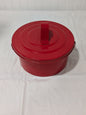 Eagle 2 Quart Capacity, Coated Steel, Red Bench Can B602
