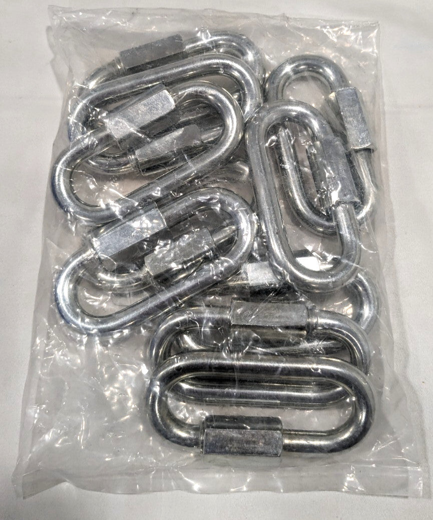WorkSmart Quick Link - 3/8" Zinc Plated  2300LB WLL   *QTY 10*   WS-MH-CHN-134