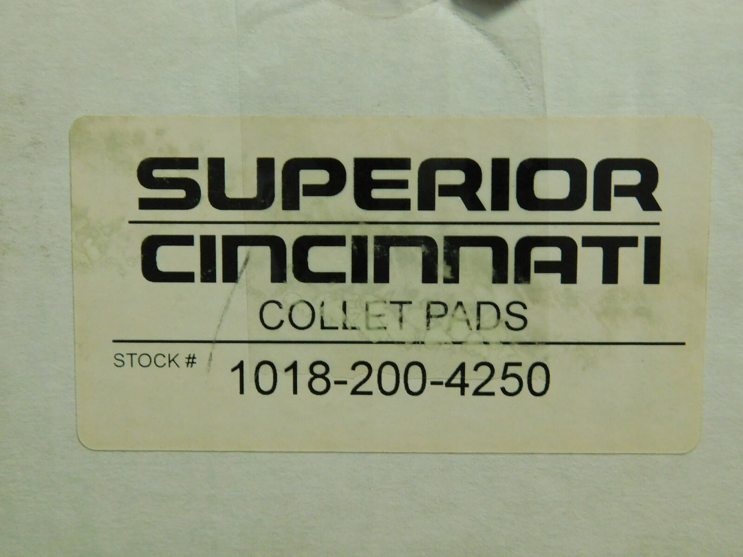Superior Cincinnati Turret Lathe Collet Pads 4-1/4" for 4-1/2" Machine Size 1018