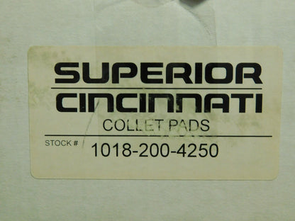 Superior Cincinnati Turret Lathe Collet Pads 4-1/4" for 4-1/2" Machine Size 1018