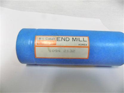 Professional End Mill 1-1/2" x 1-1/4" x 3.75" M42 Cobalt 6FL 1094