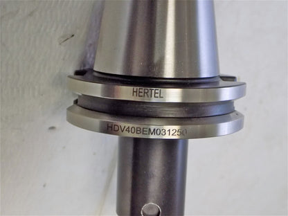 Hertel DV40 V-Flange End Mill Holder 5/16" Bore Hole Diameter HDV40BEM031250