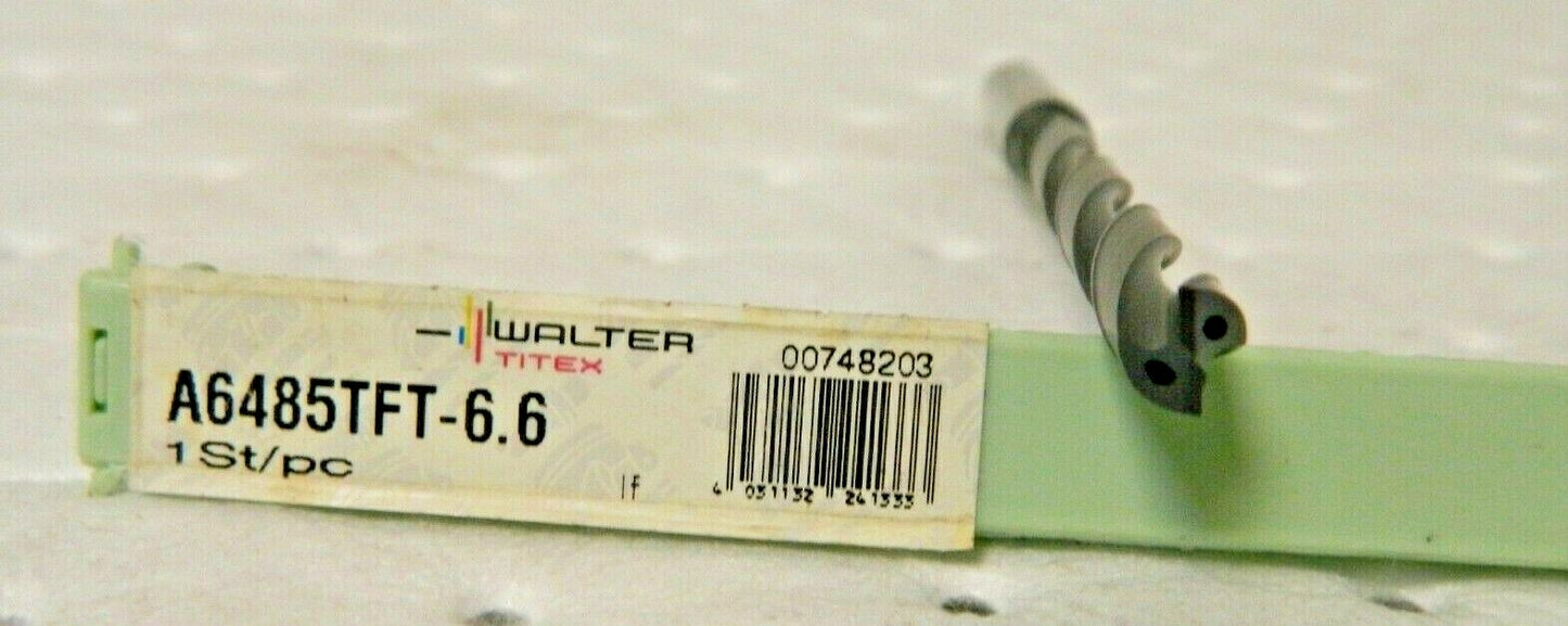 Walter Coolant Feed Drill 4 XD8 A6485TFT-6.6 00748203